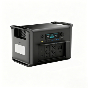 Centrale Électrique Portable 2400W 2048Wh Grande Capacité, Générateur <span class=keywords><strong>Solaire</strong></span> à Batterie Lithium, Alimentation d'Urgence Domestique, Onduleur Pur Sinus pour Voiture - Product Image 2