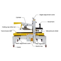 Machine à sceller les cartons Goldtec GTF-AT5050, entièrement automatique, réglable, pour petites boîtes