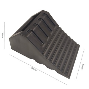 Bouchons portatifs résistants de cale de roue de pneu de voiture de HDPE pour la voiture de véhicule de remorque - Product Image 2