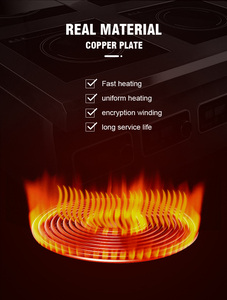 Most Popular Cooktop 4-Burner 3500W*4 Induction Stove for Commercial Kitchen AM-CD401 High Power Cooking Delivers Intense Heat F - Product Image 2