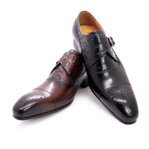 Chaussures Richelieu en Cuir Véritable pour Homme, à Lacets, Bout Fermé, Style Business Décontracté, Luxueuses, pour Mariage Automne-Hiver - Product Image 5