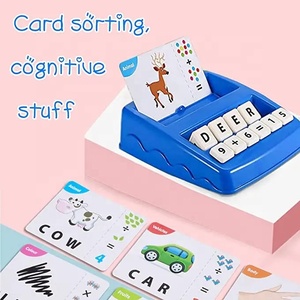 Jouets Mathématiques pour Enfants : Jeu d'Apprentissage de l'Anglais, Comptage, Correspondance des Lettres, Orthographe, Alphabet ABCD, Jouets Éducatifs - Product Image 2
