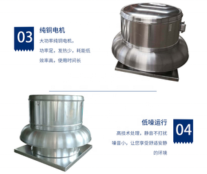 Tùy Chỉnh OEM/ODM Mái Vắt Fan Với Gió-Điều Khiển Tuabin Không Khí Thông Gió Và Mái Fan - Product Image 4