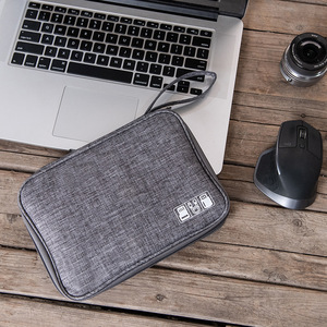 Tas <span class=keywords><strong>Organizer</strong></span> Kabel Perjalanan Kecil Pengatur Kabel Elektronik Tahan Air Portabel untuk Kabel Hard Drive Telepon USB Kartu SD - Product Image 3
