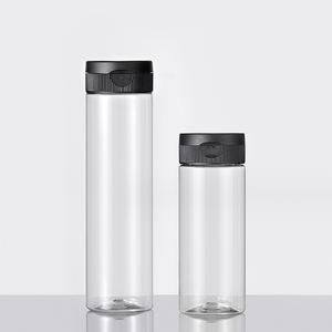 Bocaux en plastique transparents, écologiques et non toxiques avec couvercles à vis pour l'emballage de bonbons, biscuits, sucre, poudre de matcha, capacités de 200 ml à 350 ml - Product Image 6