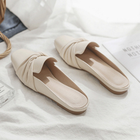 Sandales plates à bout ouvert et bride cheville, style rétro, confortables, pour femme – Meilleures ventes d'été – Vente en gros