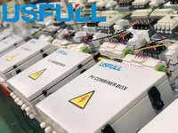 USFULL IP65 Eisen-Gehäuse Kombinierbox PV-String-Kombinierbox 4-in-1-Ausgang 4-Wege 500V 1000V 1500V PV-Kombinierbox
