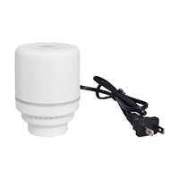 Pompe à vide électrique blanche haute pression en plastique avec manomètre, 5 buses de différentes tailles, valve 40W, pour rangement sous vide et gain de place