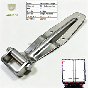 Charnières en acier inoxydable 304 GL-13111S pour pièces de <span class=keywords><strong>carrosserie</strong></span> de camion, taille 340 mm, ouverture à 270 degrés, accessoires de verrouillage de porte, charnières robustes - Product Image 1