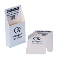 Présentoir de comptoir en carton pliable A4/A5 personnalisé conçu moderne rotatif brochure brochure porte-cartes de visite pour la maison