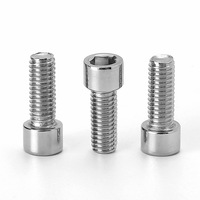 Vis à tête hexagonale non moletée DIN912 en acier inoxydable A2-70 A4-70 M3 M5 M6 M8 M10, vis à six pans creux, vis métrique