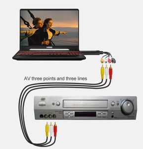 Convertisseur <span class=keywords><strong>VHS</strong></span> vers DVD compatible avec Windows 7/8/10/11, capture audio facile, câble adaptateur de capture audio vidéo USB 2.0 - Product Image 4