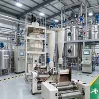 Chaîne de production automatique de savon en barres avec PLC et moteur, saponification à l'huile de palme et au soude caustique, sécheur haute productivité