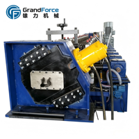 Machine de formage à froid automatique pour profilés de rayonnages à économie d'énergie, contrôle PLC + écran tactile, 16-28 stations, pour la découpe de roulements de moteur