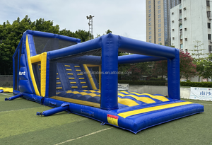 Inflatable nhảy túi không khí diễn viên đóng Thế nhảy nền tảng Zero sốc chướng ngại vật Inflatable trò chơi Khóa học 5K chạy Inflatable rơi tự do - Product Image 2
