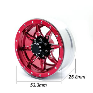 1/10 RC Chenille Voiture Moyeu De Roue 4 Pièces 1.9 Pouces En Aluminium Beadlock <span class=keywords><strong>Jante</strong></span> Moyeux pour SCX10 90046 D90 SCX10 CC01 TRX4 - Product Image 3