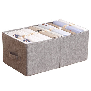 Wardrobe cloth art storage box clothes storage box finishing drawer type household folding large storage box