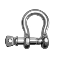 Manilles d'ancre robustes en acier inoxydable 316 de qualité marine, 1/4 ", 5/16 ", 3/8 ", 1/2 " pour bateau