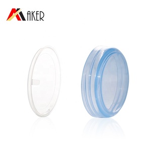 Prêt à expédier <span class=keywords><strong>petit</strong></span> MOQ semi transparent bleu 20g <span class=keywords><strong>pot</strong></span> en <span class=keywords><strong>plastique</strong></span> pp <span class=keywords><strong>pour</strong></span> la crème cosmétique - Product Image 2
