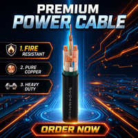 Cable de Alimentación YJV con Aislamiento XLPE y Revestimiento de PVC de Cobre 0.6/1kV para Suministro de Energía en Líneas de Producción Textil e Impresión