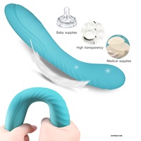 WINYI Vente Chaude Venta De 10 Mode Vibrating Dildo Jouet Sexuel pour Adultes Silicone Liquide Lapin Doux Baguette Vibrante Point G pour Femmes