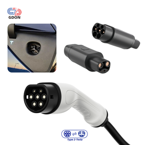 Gdon Tesla TO Type 2อะแดปเตอร์32A 250V AC EV ตัวแปลงชาร์จ nacs TO menneges IEC 62196สำหรับ Tesla Model 3 Y S X Level 2 evse - Product Image 2