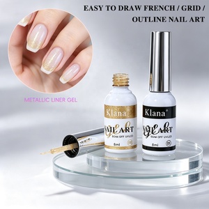 Factory Bulk Supply 2026 <b>Nail</b> Art Line <b>Gel</b> Polish <b>Set</b> Line Drawing <b>Nail</b> <b>Gel</b> <b>Nails</b> Art Kit Smooth Fine Lines For <b>Nail</b> Salon - Product Image 4