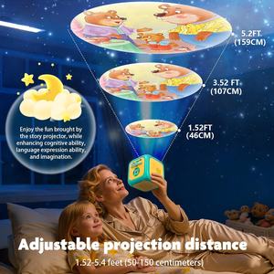 Proyector <span class=keywords><strong>de</strong></span> Cuentos para Niños Pequeños, Máquina <span class=keywords><strong>de</strong></span> Sueños con Cuentos, Proyector <span class=keywords><strong>de</strong></span> Libros <span class=keywords><strong>de</strong></span> Cuentos con Historias Educativas y Música - Product Image 2