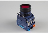 Huaqingjun bouton Transparent Led rouge autobloquant pas de bouton poussoir NC interrupteur pour contacteur