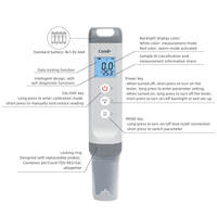 Testeur de poche numérique LCD portable ORP, analyseur multiparamètres de la qualité de l'eau, pour tester les liquides et les échantillons de petits volumes.