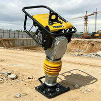 Machine à compacter le sol à essence de 80 kg, course de 45-65 mm, avec options de moteur Loncin