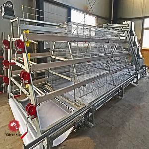 Galvanizli örgü A tipi katman yumurta tavukları <span class=keywords><strong>Broiler</strong></span> Pullet civciv damızlık tavuk kafesi - Product Image 2
