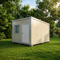 Maison conteneur de luxe moderne détachable 20 pieds, unité de logement modulaire préfabriquée mobile et portable pour bureau de chantier