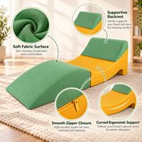 Coussin ergonomique à talon haut, design compressible, housse à glissière multi-tissu, support surélévateur pour jambes, pour li