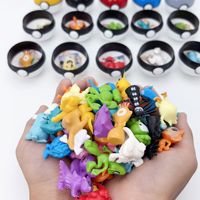 12 figurines de fées de poche en dessin animé, 5 cm, assorties, avec boîte colorée, pour la vente en gros