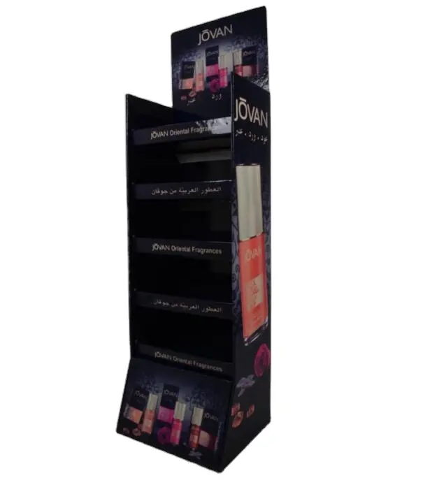 Personalized Corrugated Retail Makeup Holder Stand Creative Charming Store New Cardboard Display For Cosmetic