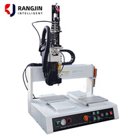 Machine de distribution de colle automatique de bureau Xinhua 0,2L haute précision 3 axes pour FPC/3C/LED/PCB, haute efficacité, faible coût, garantie 1 an, modèle 983a