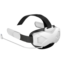 3d VR משקפיים ראש רצועת אביזרי מתכוונן ראש תמיכה vr ראש סט עבור צוהר quest 2 256gb כל-ב-אחד vr משחקי אוזניות