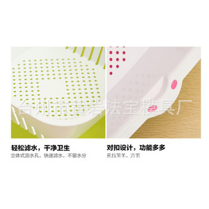 Outil de moulage par injection multi-cavités pour panier égouttoir en plastique et passoire à légumes - Product Image 4