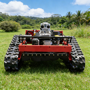 Tagliaerba Cingolato Telecomandato Completamente Automatico, Macchina Semovente per Taglio di Erbacce e Erba per Frutteti, Prati e Giardini - Product Image 1