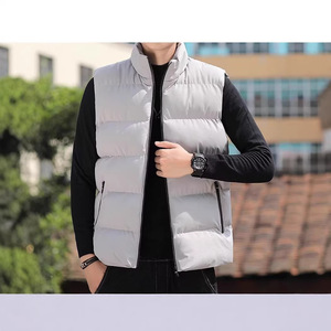 Chaleco Corto de Algodón Grueso y Cálido para Hombre, Estilo Coreano, a la Moda, para Otoño e Invierno - Product Image 2