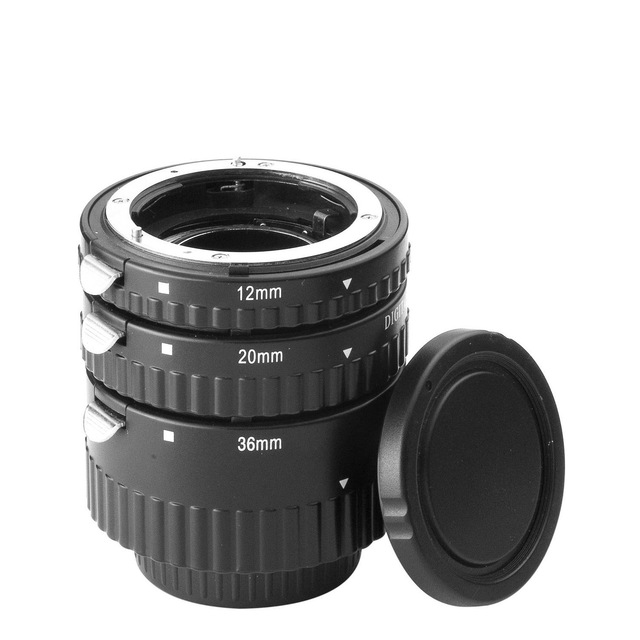 Meike MK-N-AF-B (Plastic Bayonet) AF Macro Reusable Extension Tube Set Auto Focus for DSLR Camera