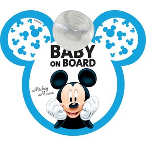 Segnale con ventosa per bambini in auto Disney Topolino. - Product Image 1