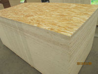 Panneau OSB en pin de haute qualité 6-20 mm, panneau OSB stratifié imperméable, matériau de construction en provenance de Chine