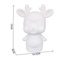 Nouveau style de résine mignonne fluide, Noël, Halloween, Père Noël, cerf, ours DIY pour enfants, peintures acryliques, jouets artisanaux