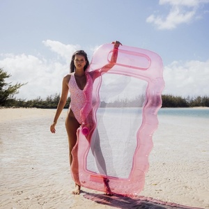 Flotadores Inflables 3D para 3 Personas, Isla Flotante para Agua, Colchoneta Flotante para Playa, Anillos de Natación Inflables para Adultos y Niños - Product Image 4