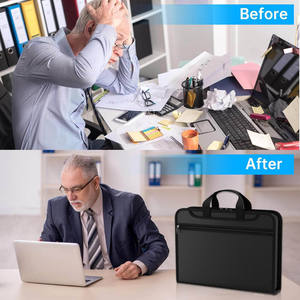 Organisateur de fichiers accordéon 25 poches ignifuges extensible dossier poignée étiquettes stockage coloré pour A4 lettres Documents Portable - Product Image 4