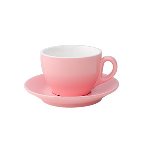 Macaron Bocca Larga Cappuccino Tazza di <span class=keywords><strong>Caffè</strong></span> con Piattino Europeo di Spessore Colorati Glassa di Ceramica Set Tazza di <span class=keywords><strong>Caffè</strong></span> Espresso - Product Image 5