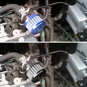 Phổ 12mm crankcase Vent Mini Air breather Lọc lạnh Air intake hệ thống nấm Head Bộ lọc không khí - Product Image 6