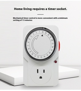 Sakelar waktu <span class=keywords><strong>Digital</strong></span> 10A-50V langsung dari pabrik sakelar waktu dapat diprogram untuk siang Minggu jam penjadwalan otomatis 16A 24V - Product Image 2